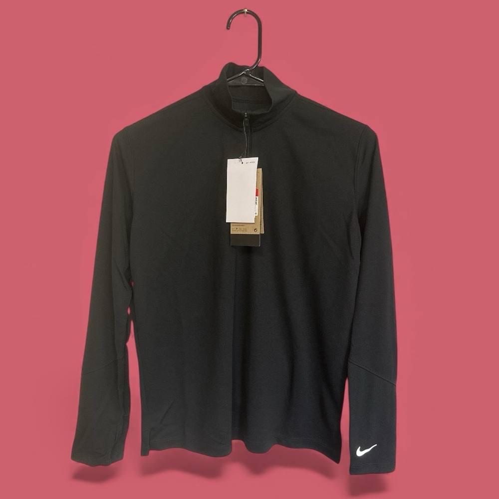 Kids Nike Dri-Fit Long Sleeve Black Training Top NWT